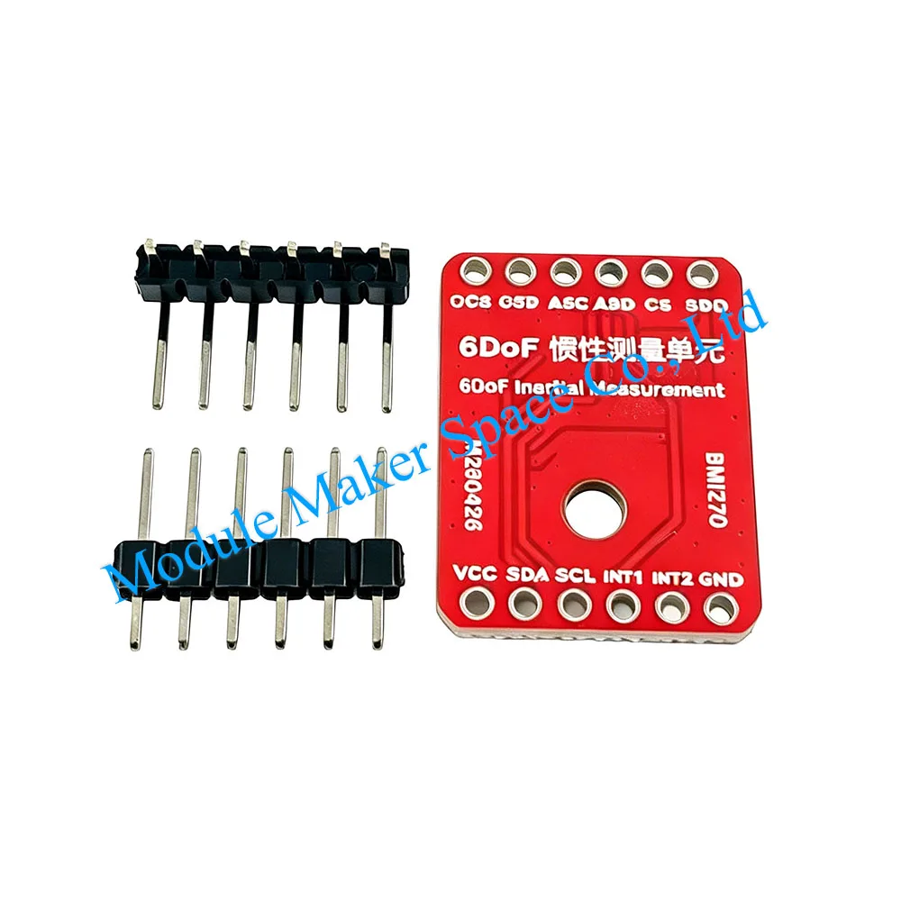 Moduł czujnika IMU BMI270 6DOF, 6-osiowy żyroskop + akcelerometr, niski pobór mocy 4mA, I2C/SPI, 1.8-3.3V do śledzenia ruchu — zdjęcie produktu 2
