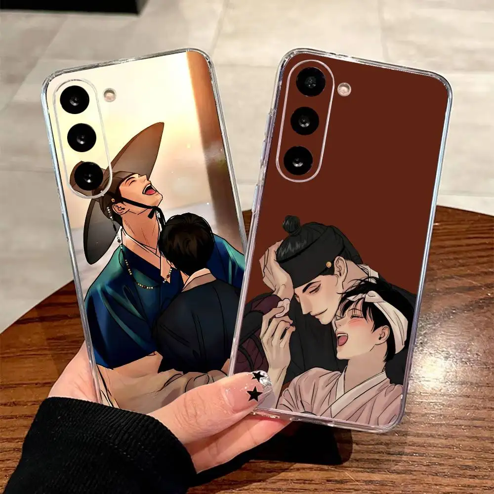 Painter The-w-Nights-Anime  Phone Case For Samsung A71 A55 A51 A52 A35 Cover Transparent Silicone Phone Cover