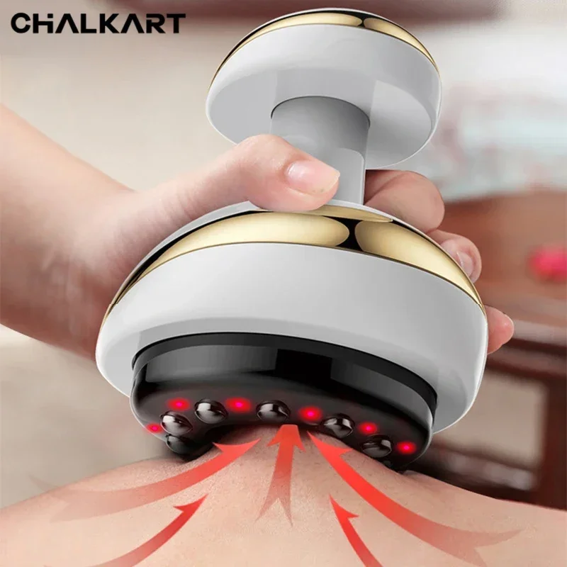 

Электрический скребковый баночный массажер Гуа Ша с подогревом, вакуумный всасывающий инструмент для сжигания жира, лечение целлюлита, терапия тела, массажный инструмент