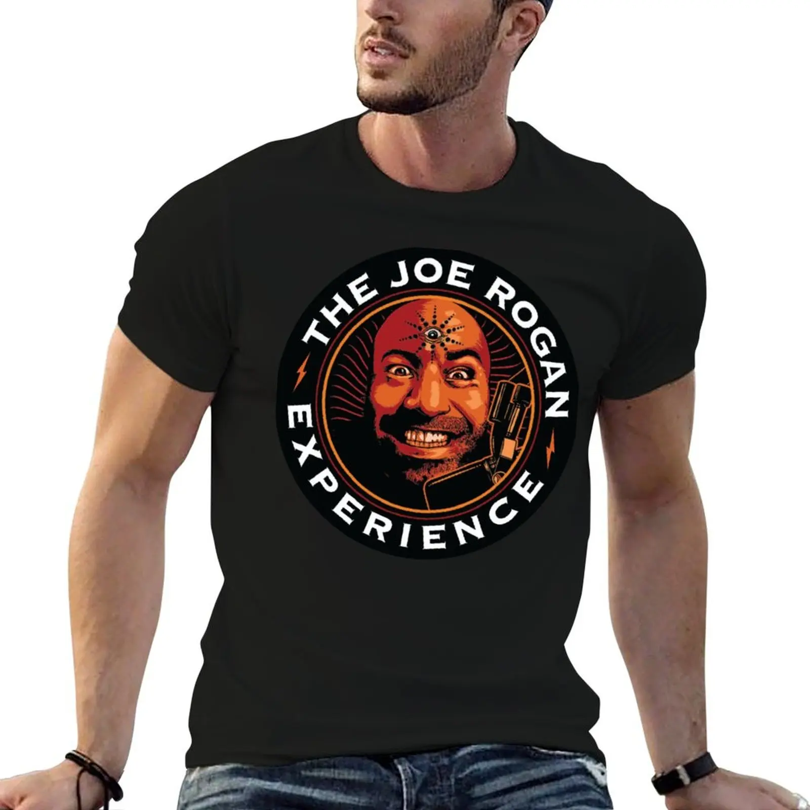 

JRE Joe Rogan Experience Podcast Logo T-Shirt t shirts for man cotton funny man t shirt heavy cotton T-Shirt