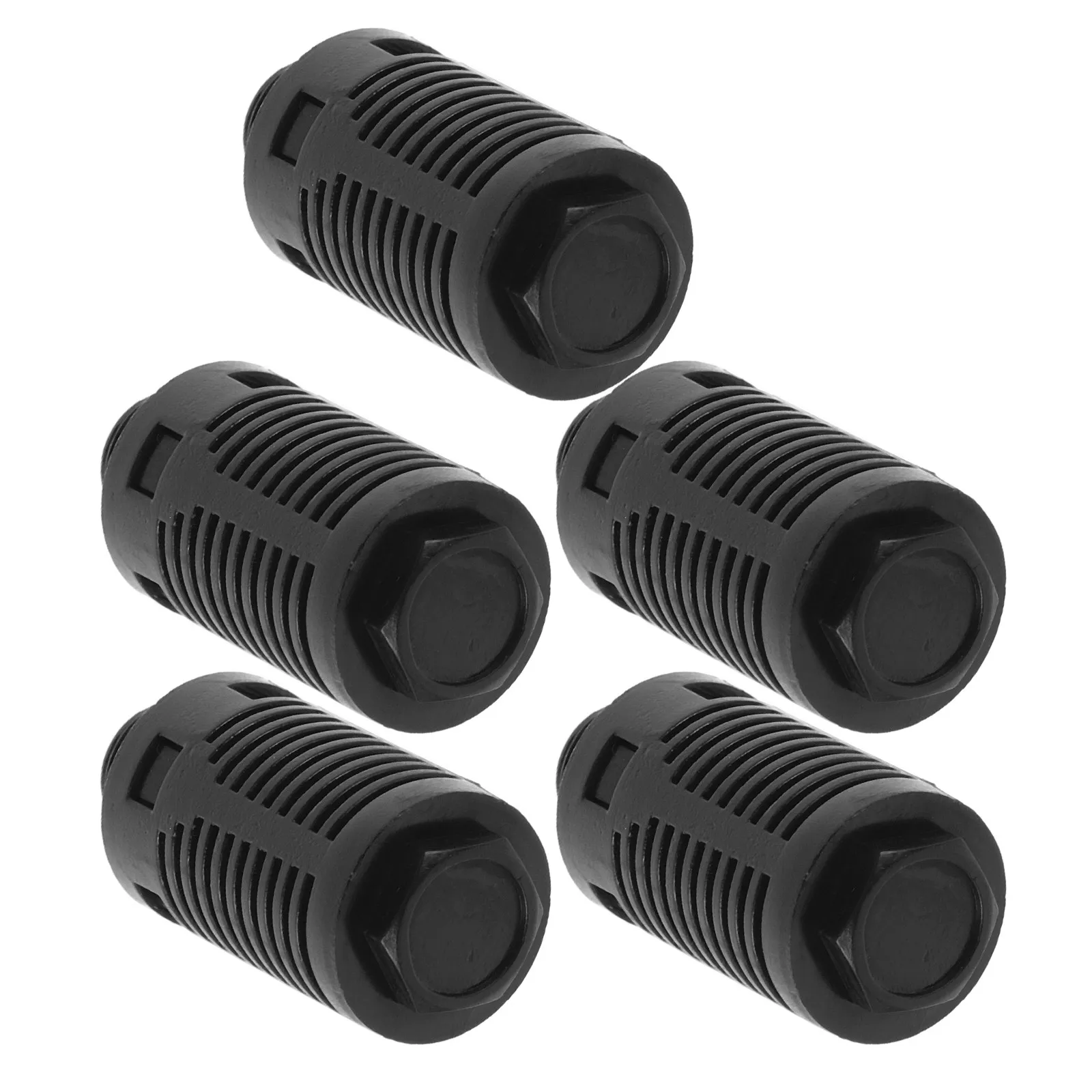 5Pcs Tire Changer Air Plastic Pneumatic Exhaust Muffler Noise Reducer Replacement Inline Exhaust for Workshop