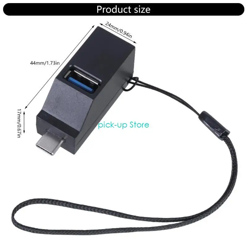 Q5WA USB C Hubs Type C до 1 USB и 2 порт USB 2.0 для телефона настольного компьютера для ноутбука