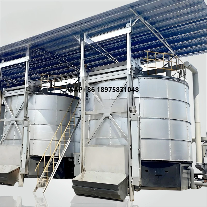 Chicken Manure Fermentation Machine Livestock and Poultry Manure Fermentation tank Processing Capacity Reach 10-12T/D