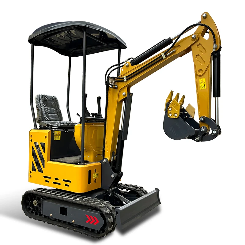 تخصيص شحن مجاني أصغر حفارة صغيرة 1 طن محرك صغير صغير AWY10 حفارة حفار الديزل للبيع