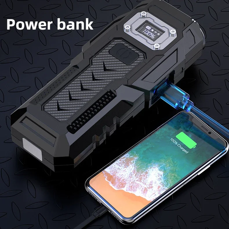 Portable Strong Light Ultra Bright LED Flashlight Charging Portable Multifunctional Work Light Outdoor Mini Lighting Power Bank