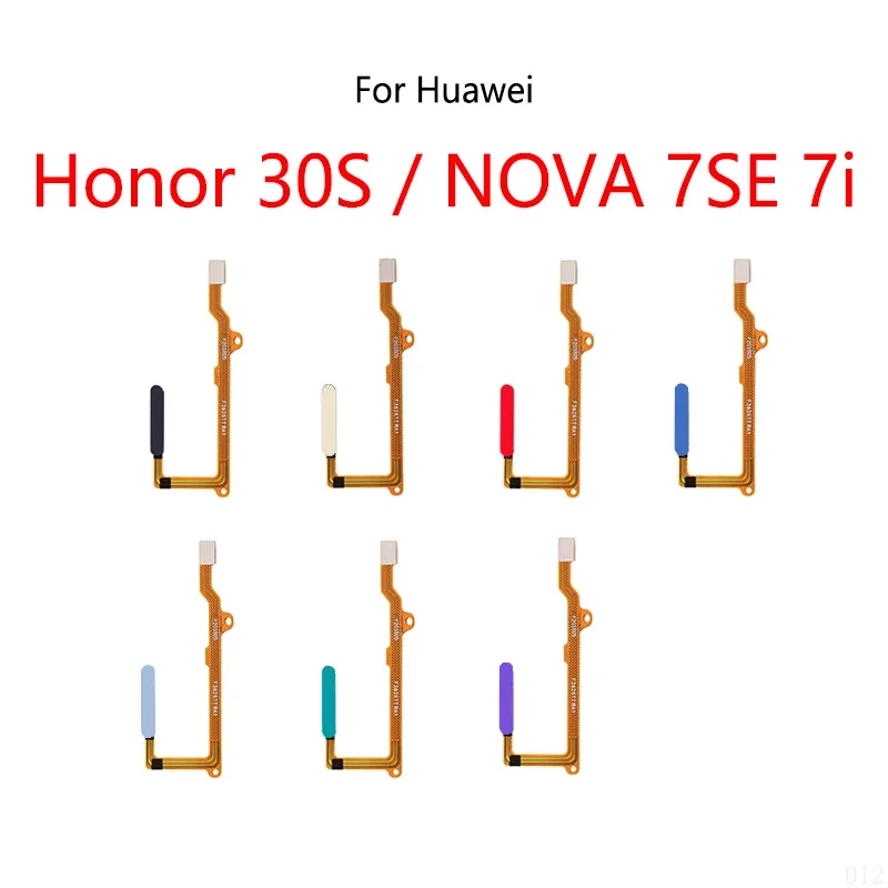

Home Button Fingerprint Scanner Touch ID Menu Return Sensor Flex Cable For Honor 30s/Nova 7SE 7i