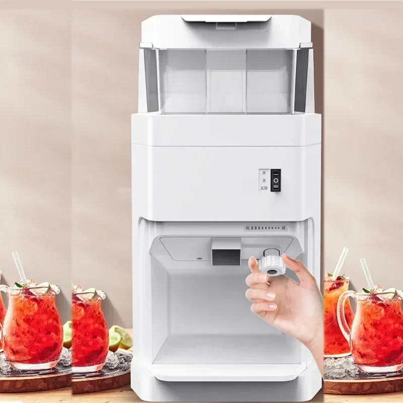 MLT-189 eléctrica para el hogar, máquina de hielo afeitado de 400 kg/h, olla caliente de 6L de capacidad, plato de restaurante, bola especial de Taro, salpicaduras de frutas, Mac de hielo