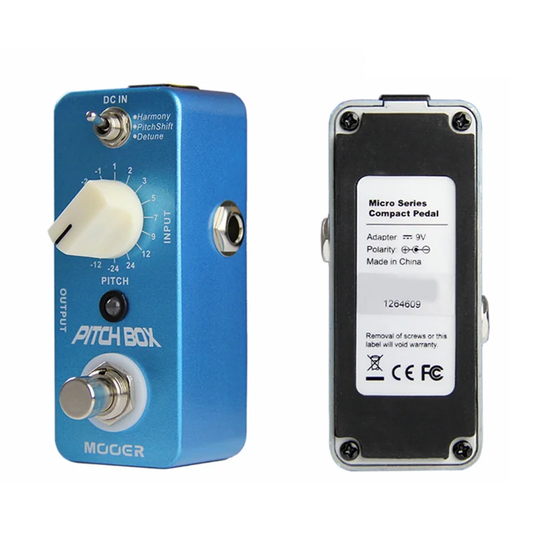 MOOER 1 ピース MPS1 3 エフェクトモードハーモニーギターエフェクトプロセッサーペダルピッチボックスブルーアルミ合金シフトデターンペダル