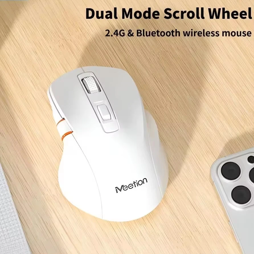 2.4G Bluetooth Wireless Office Optical Mouse DPI Adjustable Slient Ergonomic Mouse With Scroll Wheel For PC Computer Laptop