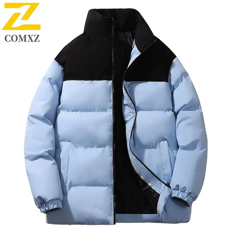 

COMXZ Men Winter Padded Jacket Casual Comfort Outdoor Mountaineering Wind Resistant Parka Everyday Style Cold Proof Clothing