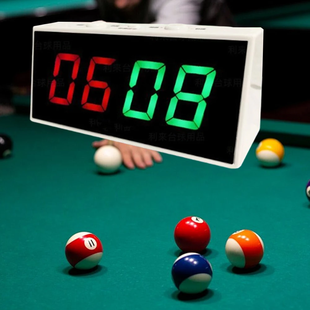 

Rechargeable Electronic Scoreboard for Billiard Table Tennis with Easy Operation and 4000mAh Battery Long Runtime