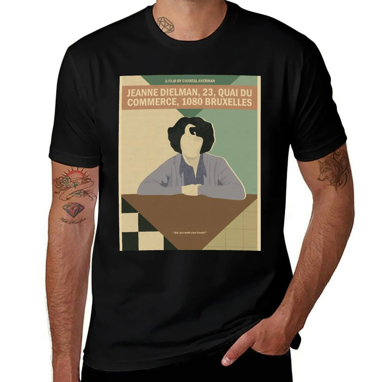 Jeanne Dielman, 23 Quai du Commerce, 1080 Bruxelles 1975 Minimalist Movie Poster T-Shirt