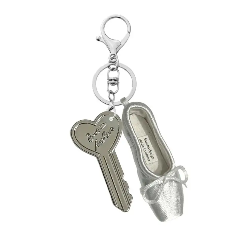 31BB Charm Alloy And Cloth Dance Keychain Great For Bookbags Or Phone Case