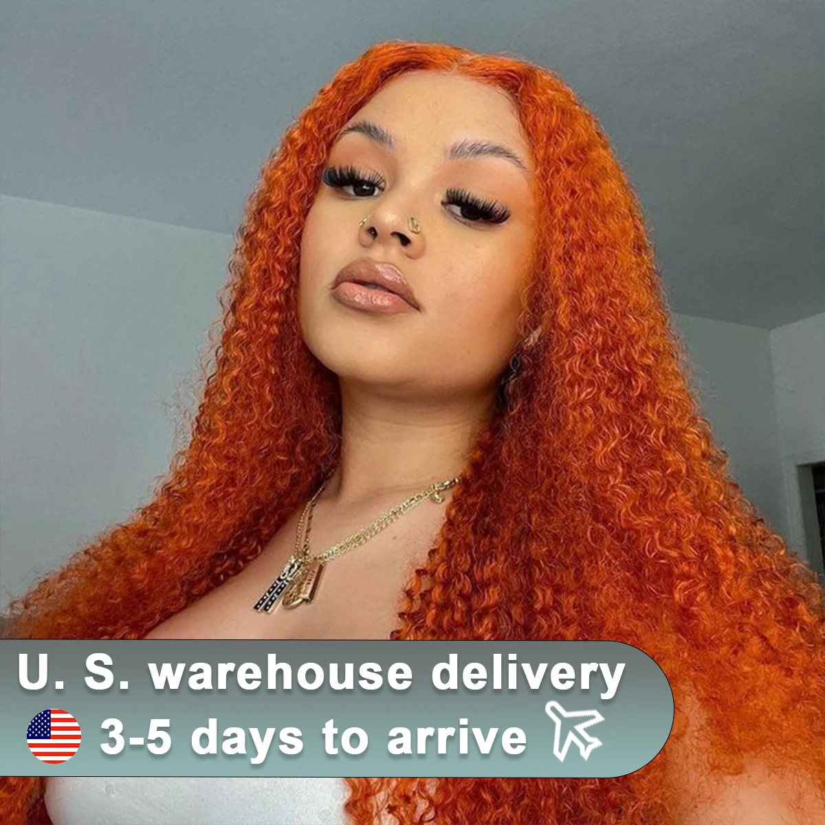 180 Density #350 Orange Ginger 13x6 Transparent Deep Water Wave Lace Frontal Human Hair Wig 30 32 Inch 13x4 Lace Front Wigs