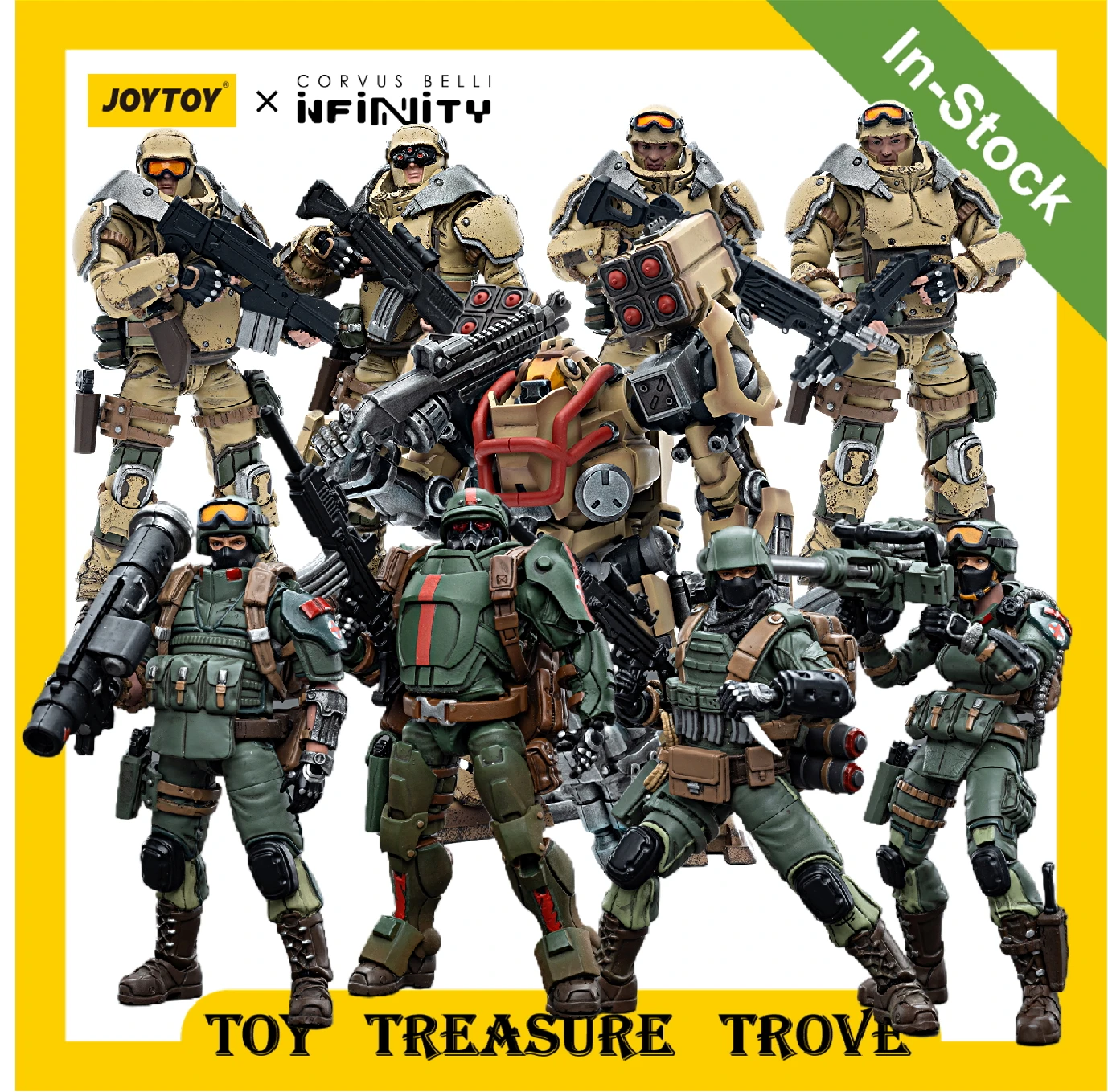 

[In-Stock] JOYTOY Infinity 1/18 Action Figures Ariadna Set Marauders 5307th Range Unit 1-4 Shotgun RATNIK Tankhunter Regiment