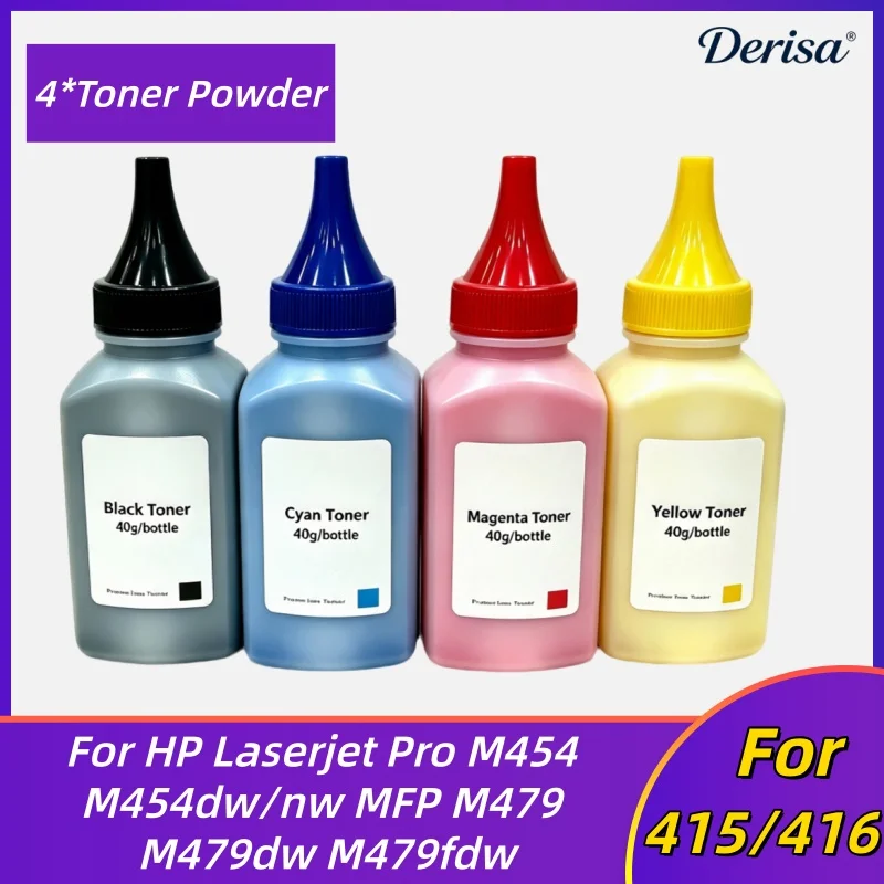 415A 416A 414A Toner Powder for HP Laserjet Pro M454 M454dw/nw MFP M479 M479dw M479fdw Printer W2030A W2040A W2020A
