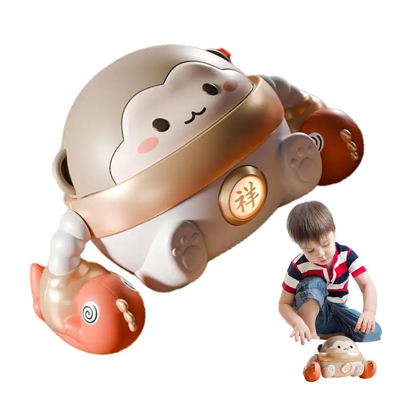 Electric Monkey Toys Electric Toys Musical Toys Toddler Toys Cartoon Monkey Educational Toys Interactive Toys With Lights &