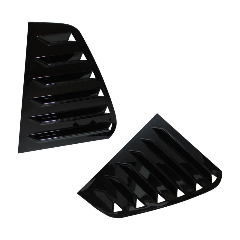 2PCS Car Rear Window Shutter Cover Trim for Volkswagen VW Golf 7 MK7 7.5 GTI GTD R R-Line 2013-2020 Window Louver Side Vent Trim