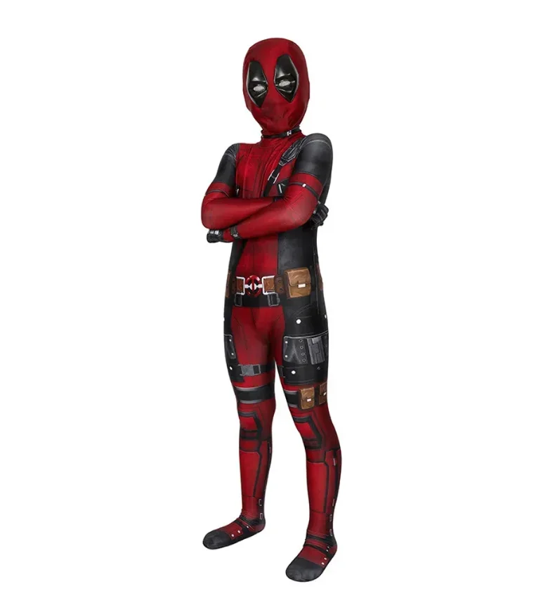 Deadpool Cosplay-Kostüm, Teleskop-Schwert-Set, Superhelden-Halloween-Cosplay, Deadpool-Overall, Geburtstags- und Weihnachtsgeschenk – Detail 5