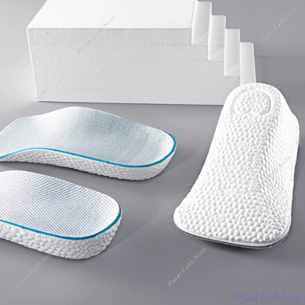 الارتفاع زيادة النعال الرجال النساء أحذية أقدام مسطحة قوس دعم العظام النعال أحذية رياضية كعب رفع منحنى المناسب منصات الأحذية