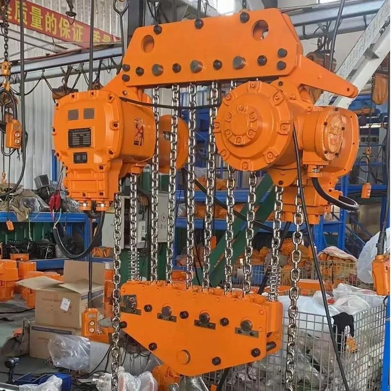 10 Ton Fixed Running Lifting Crane Hoist Ring Chain Electric Hoist Handling Transportation Equipment Winch