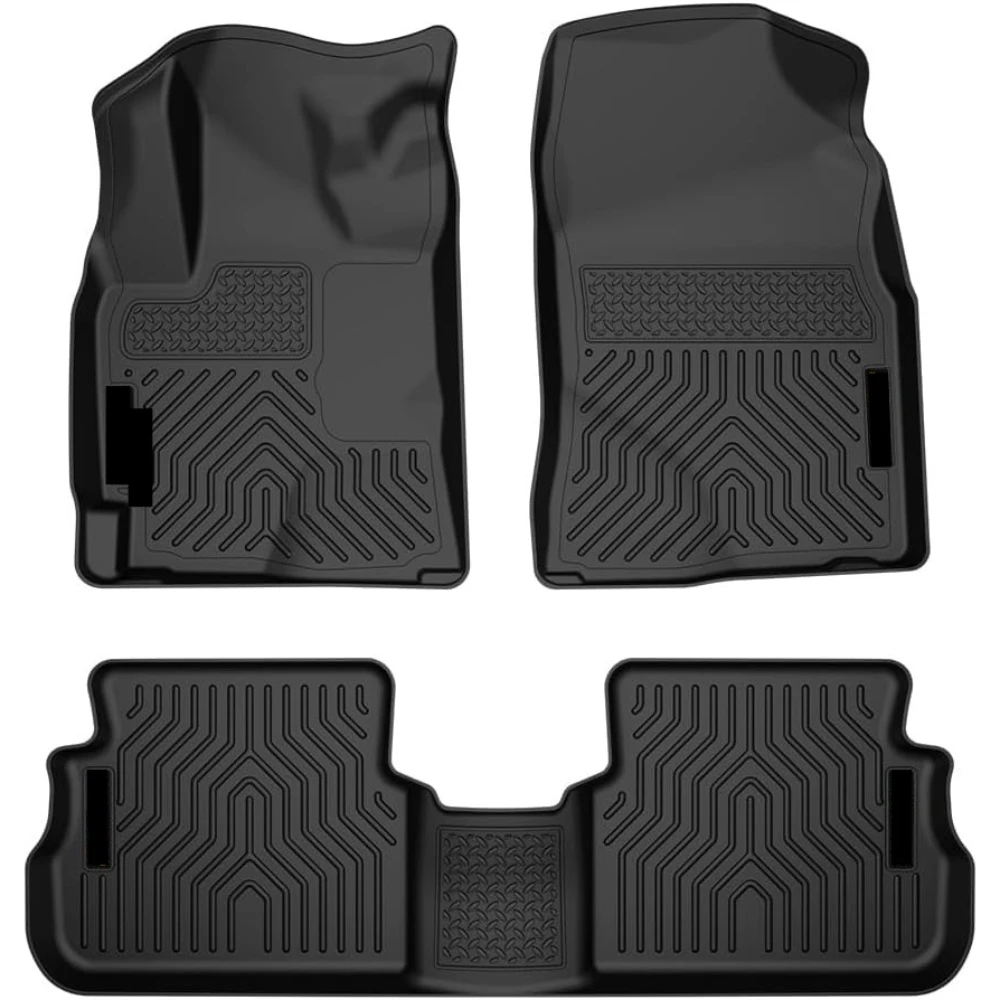 

TPE Cargo Liners for Toyota Corolla/Matrix 2009-2013&Pontiac Vibe 2009-2010,All Weather Full Cover Floor Mats 1st&2nd Row