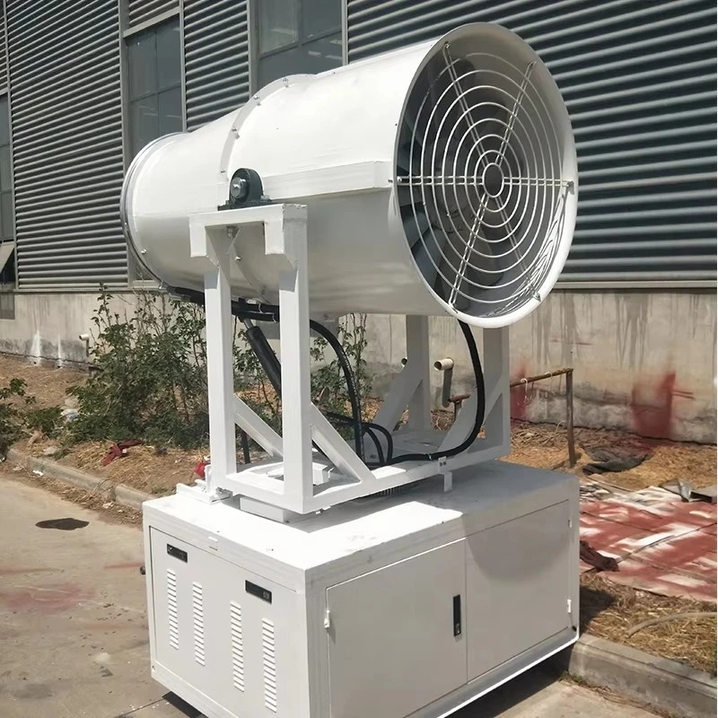 Agricultural Greenhouse Humidification Cooling Fog Cannon Machine Water Mist Sprayer Equipment
