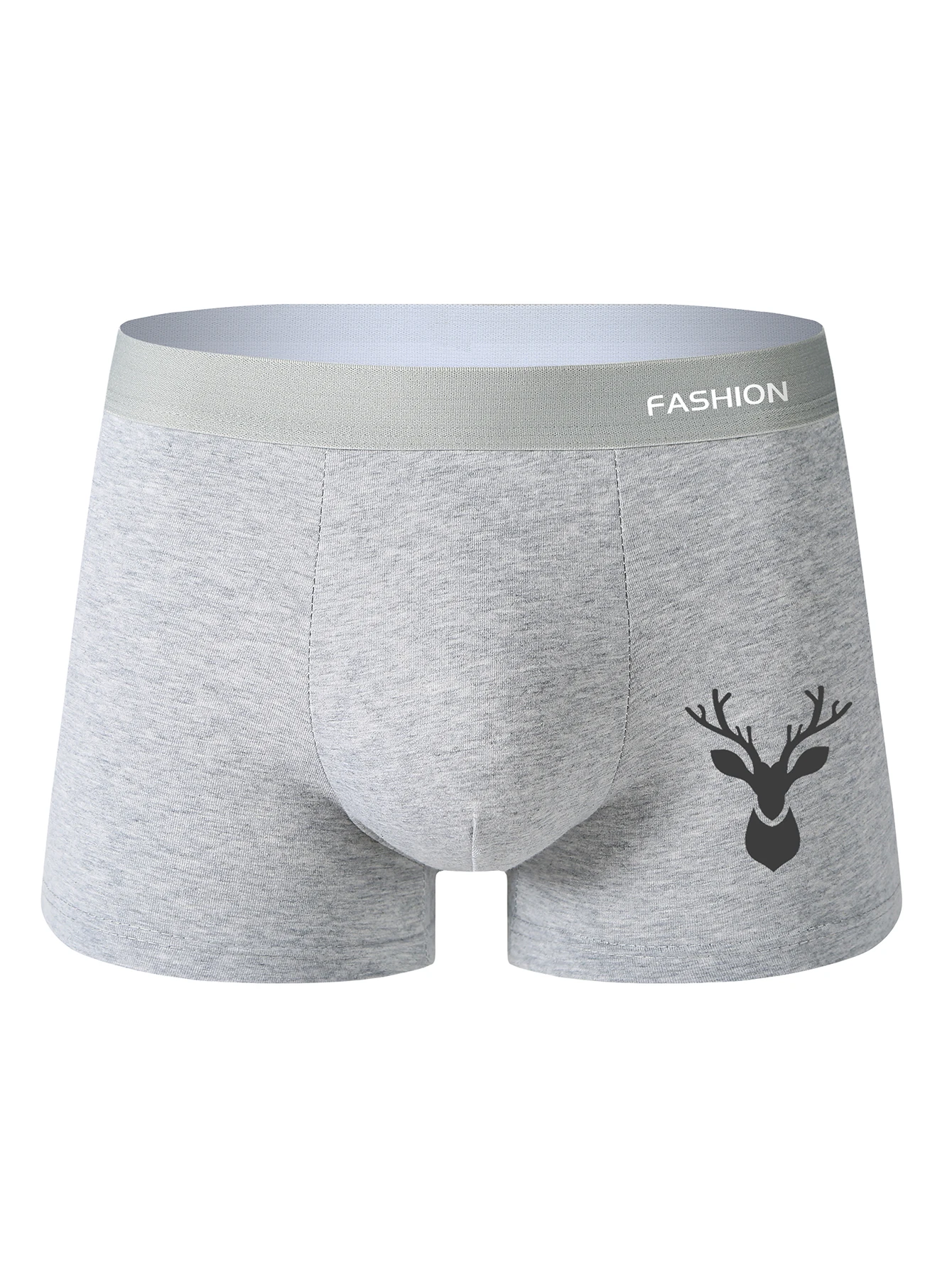 4-Pack Men's Underwear Soft Breathable Printed Boxer Shorts Fashionable Sporty Briefs Comfortable Underwear for Men 4
