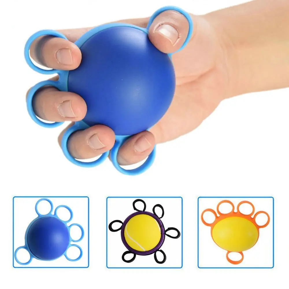 Portable Expander Massage Rehabilitation Hand Gripping Finger Grip Ball Exercise Trainer Finger Strength