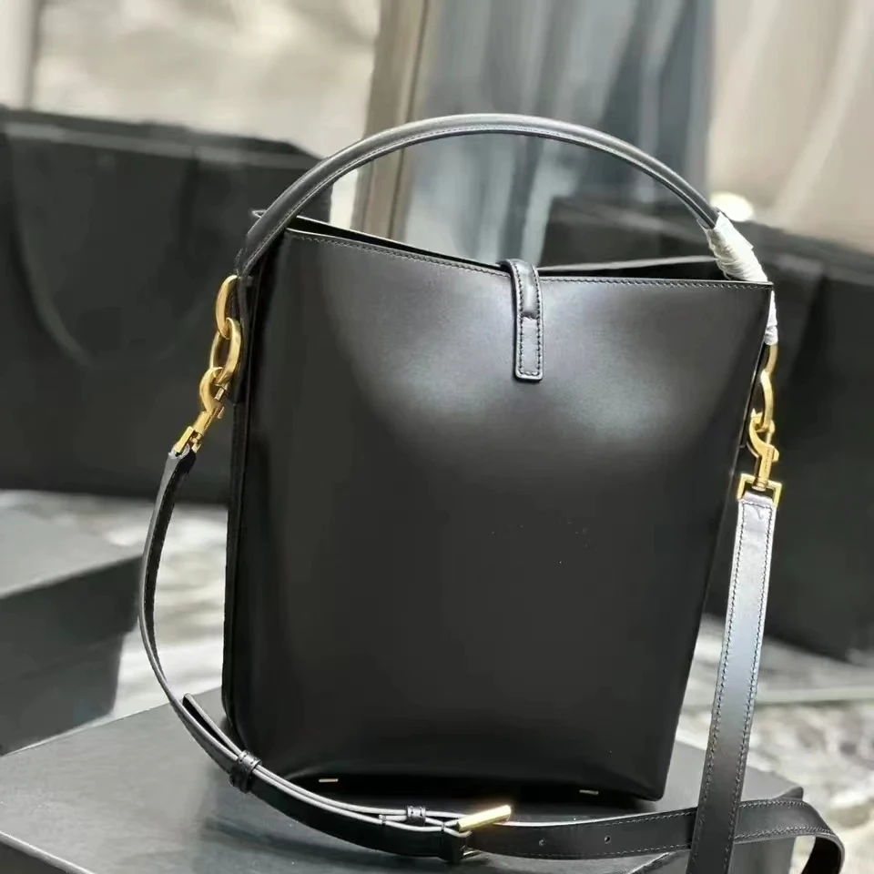 

2024 YS High Quality Hobo Underarm Bag Wealth Water Bucket For Women's Handheld Crossbody New Single Leather