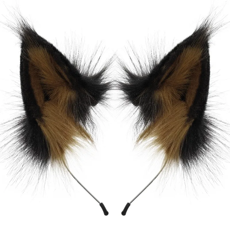 Animal Ears Headband Furry Fox Wolf Tail Costume Set for Party Cosplay Dress Up Costume Accessories view 3