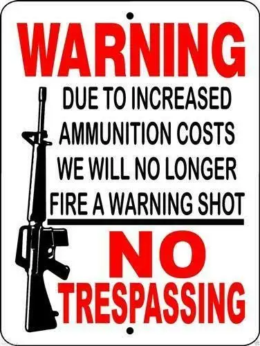 Metal Tin Sign No Soliciting No Tresspassing Outdoor Garage Street Signs & Home Bar Kitchen Signs 12x8inch