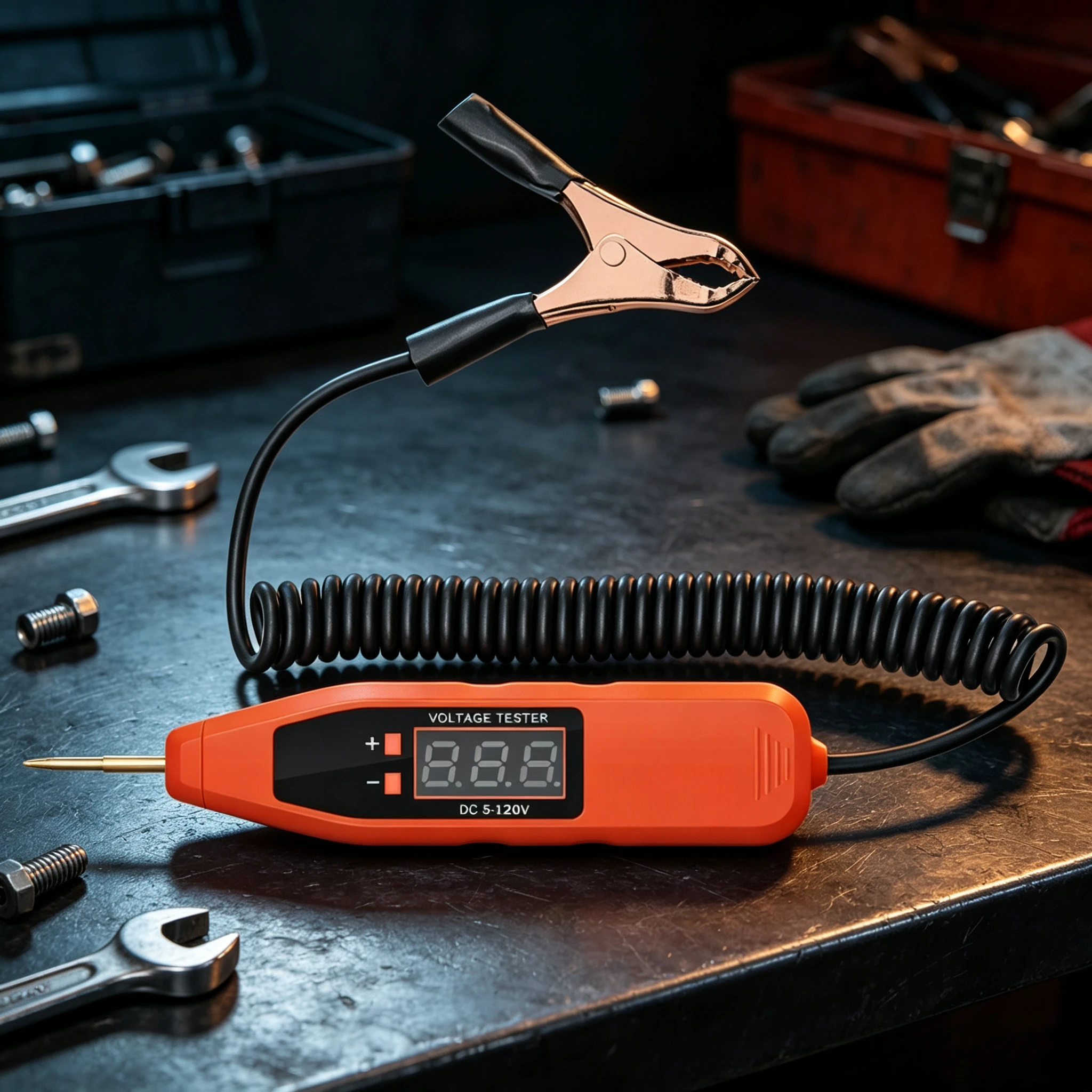 Voltage Tester Pen DC 5V-120V Digital Display Tester Auto Car Diagnostic Probe Test Pen Repair Tools 5V 120V