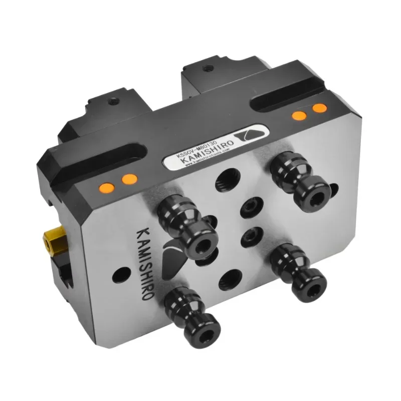 Morsa autocentrante Kamishiro all'ingrosso per macchine CNC a 5° asse con sistema di bloccaggio rapido a punto zero Lang Morsa Makro Grip