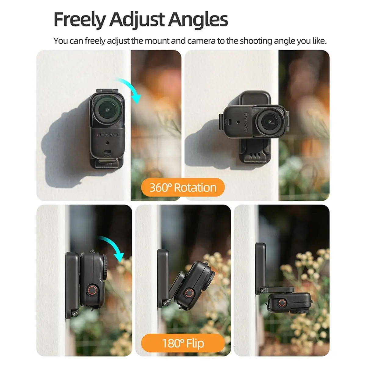

Magnetic Camera Clip Adapter for Nano 360° Rotation Foldable Mount Enhanced Portability & Secure Attachment