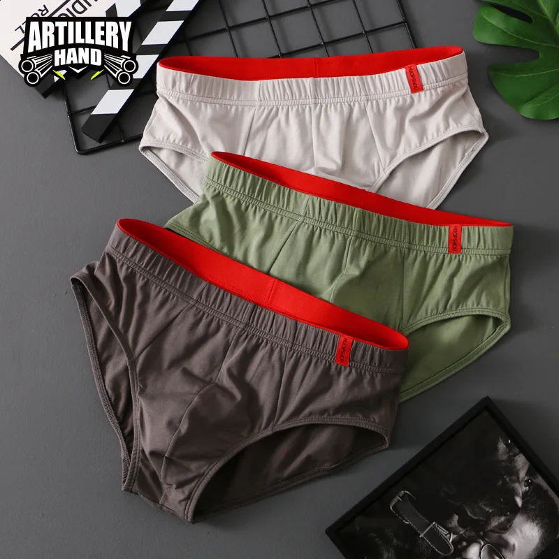 Ropa interior sexy para hombre, bóxer de algodón transpirable, calzoncillos simples, bragas cuecas