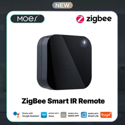 MOES Tuya ZigBee Smart IR Remote Control Universal Infrared Remote Controller for Smart Home works with Alexa Google Home