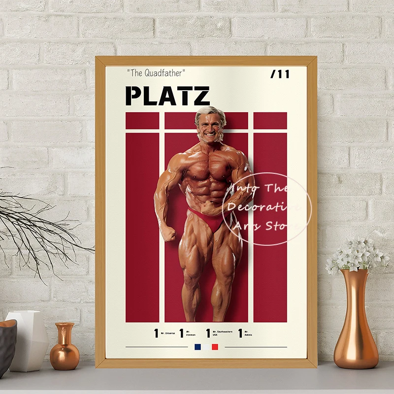 تحفيزية الصالة الرياضية اللياقة البدنية كمال الاجسام فرانك زين ماركوس Ruhl ماركوس Ruhl الفن الملصقات قماش الطلاء جدار يطبع صورة ديكور المنزل