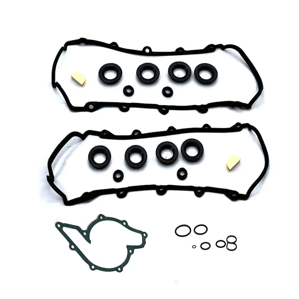 Engine Valve Cover Gasket Set 4.2 V8 For AUDI A6 A8 ALLROAD RS6 S6 S8 VOLKSWAGEN VW PHAETON TOUAREG Water Pump O-ring Part 4.2L