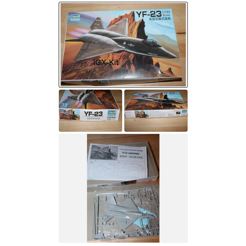 

Набор для сборки пластиковой модели истребителя Trumpeter 01332 в масштабе 1:144, американская модель YF23 YF-23 Black Window II