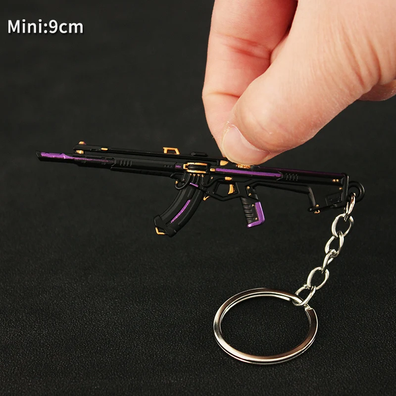 Valorant Melee Reaver Weapon Model Keychain Prelude To Chaos Vandal Knife Toy Metal Game Peripheral Alloy Samurai Sword Kid Gift