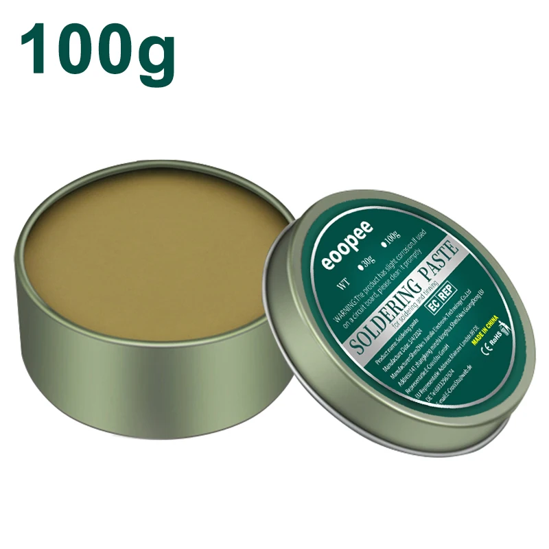 Lotpaste Kolophoniumflussmittel 10 g/30 g/100 g bleifreies Schweißflussmittel Eisenreparatur Schweißpaste Löttinn Lötöl Lötflussmittel – Detail 4