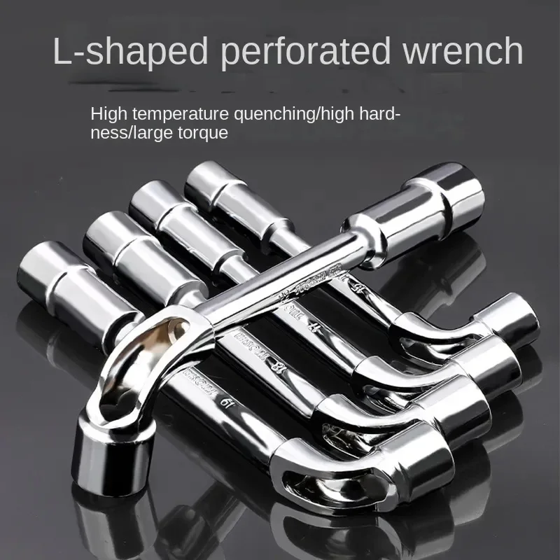 L-shaped Pipe Socket Wrench Car Repair Tool Set  Shaped Hexagonal Spanner Hand Tool Set Wrenchs Car Tool Set