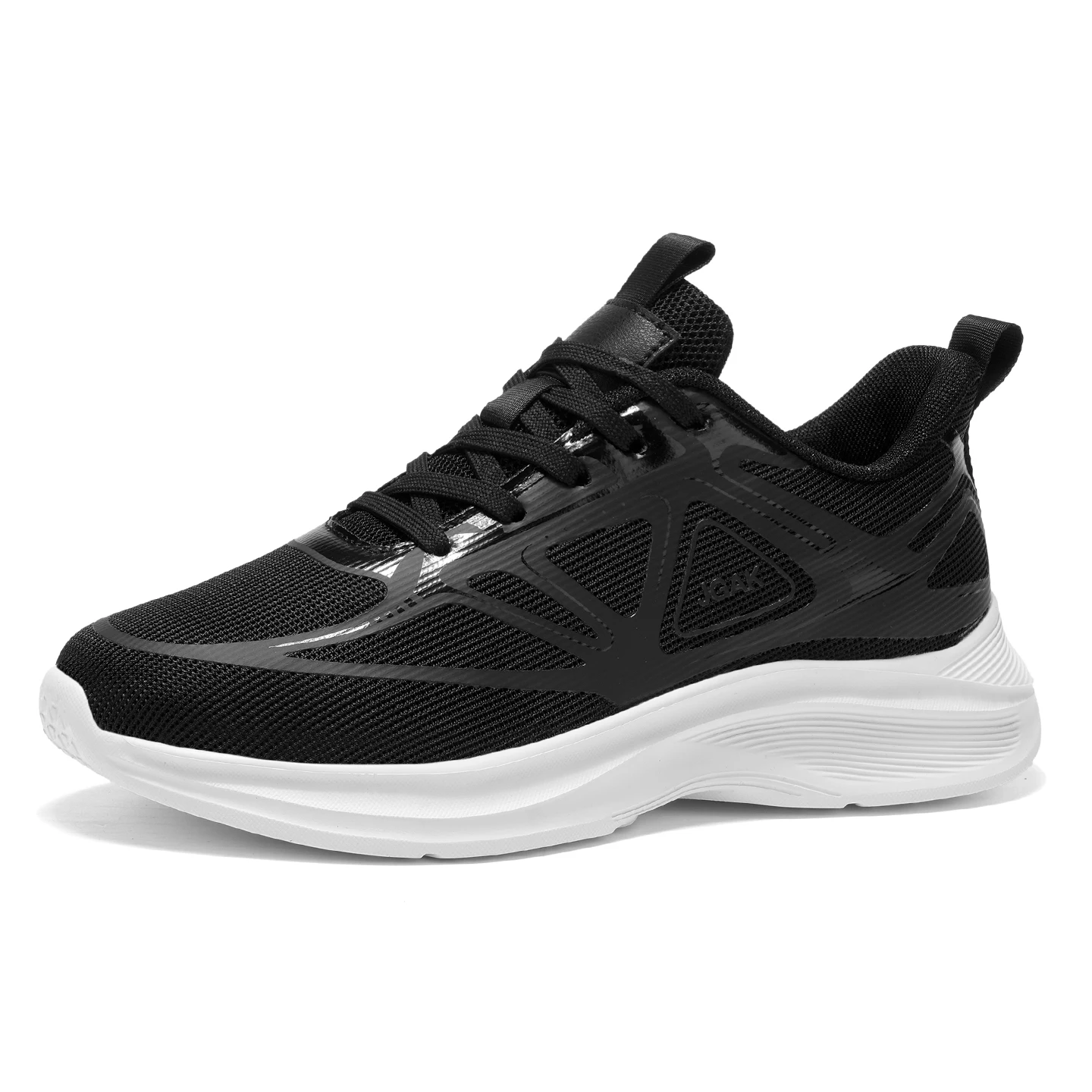 Chaussures de sport décontract - Knit Fabric Lace Up Sneakers avis et prix
