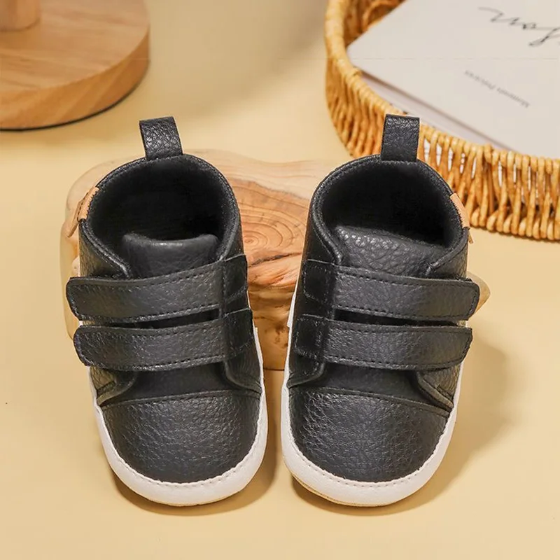 A Pair of Classic Soft and Comfortable Rubber Soled Anti Slip Baby Sports Shoes image 3