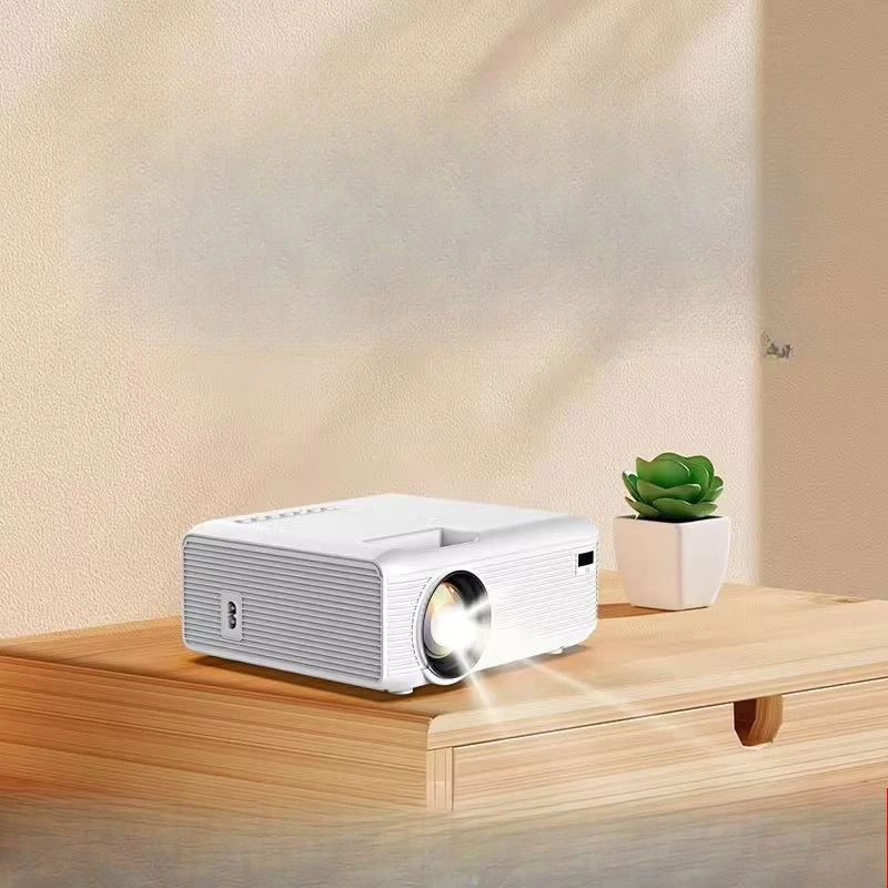 

New ultra-clear projector home bedroom wall projection can be connected to mobile phone screen projection
