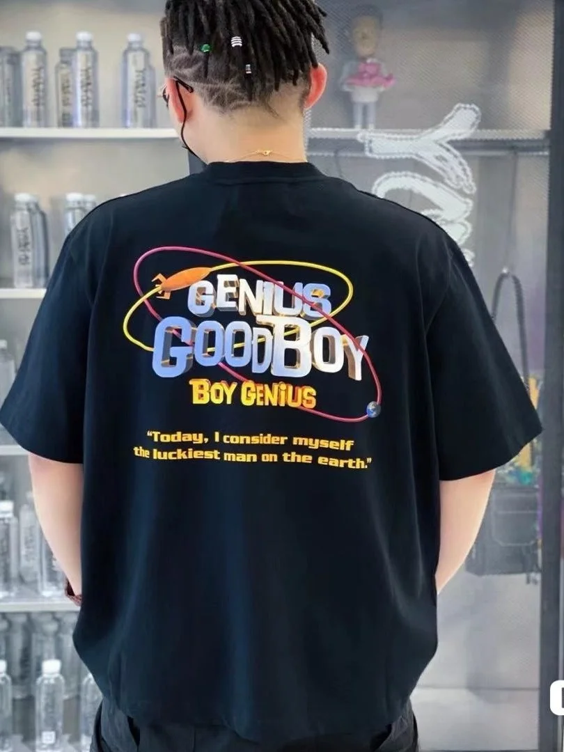 

Свободная повседневная футболка ort Sve round Ne f Sve, мужская летняя брендовая хлопковая молодежная футболка из модала, тонкий модельный топ