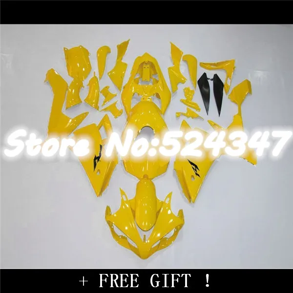 fairing YZF R1 07 08 YZF-R1 07-08 YZF1000 R1 07 08 YZF R1 2007 2008 YELLOW for Yamaha-Hey