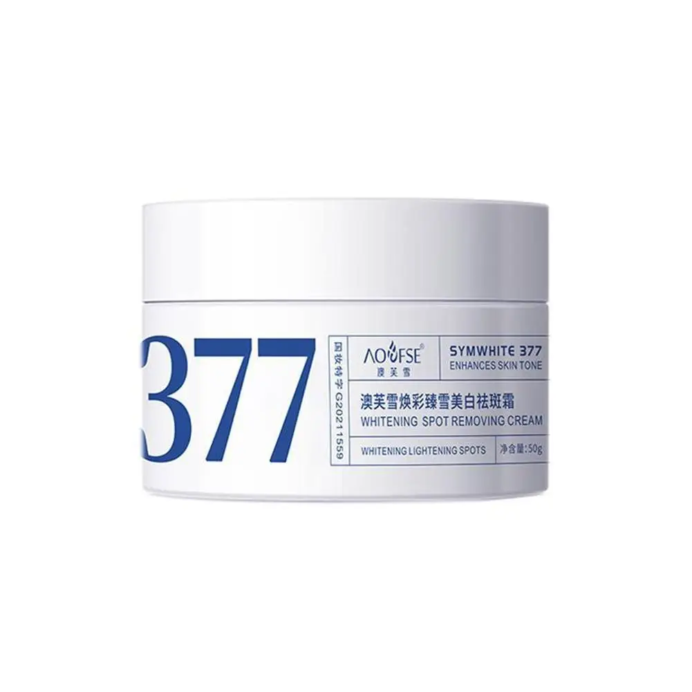 

New 377 Effective Whitening And Freckle Removing Cream Fades Facial Whitening Moisturizing Skin Cream Spots Skin Brightens 50g