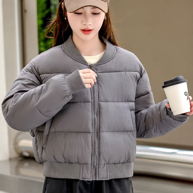 Winter Short Coats Female Prakas Fashion Thick Warm Oversize Bomber Jackets